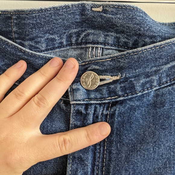 RIDERS BY LEE Vtg Denim Carpenter Shorts - Picture 4 of 10